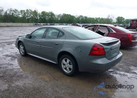 2008 Pontiac Grand Prix из США, поврежденный, VIN 2G2WP552681156514